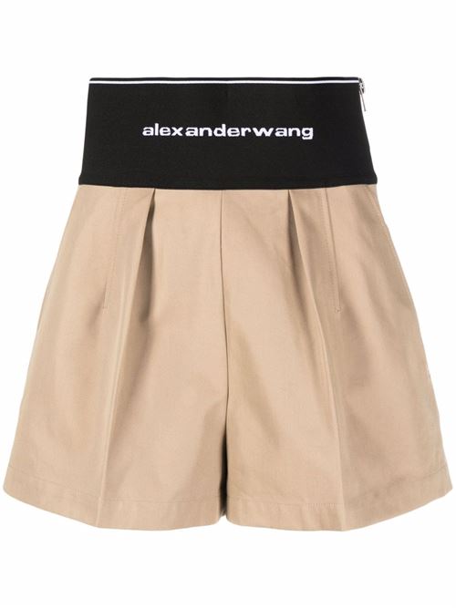 SAFARI SHORT WITH EXPOSED ZIPPER AND LOGO ELASTIC Alexander Wang | 1WC1224450282